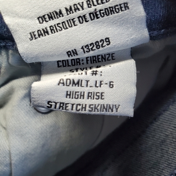 Lovers + Friends Stretch High Rise Skinny Jeans Sz 24 - Picture 12 of 14